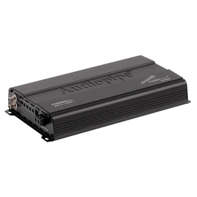 Audiopipe APLX-1300.1 amplifier, angled control-panel view
