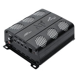 Audiopipe APMOX-500.1 amplifier with silver mesh vents