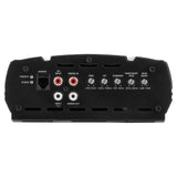 Amplifier signal panel with RCA sockets, remote port and adjustment controls