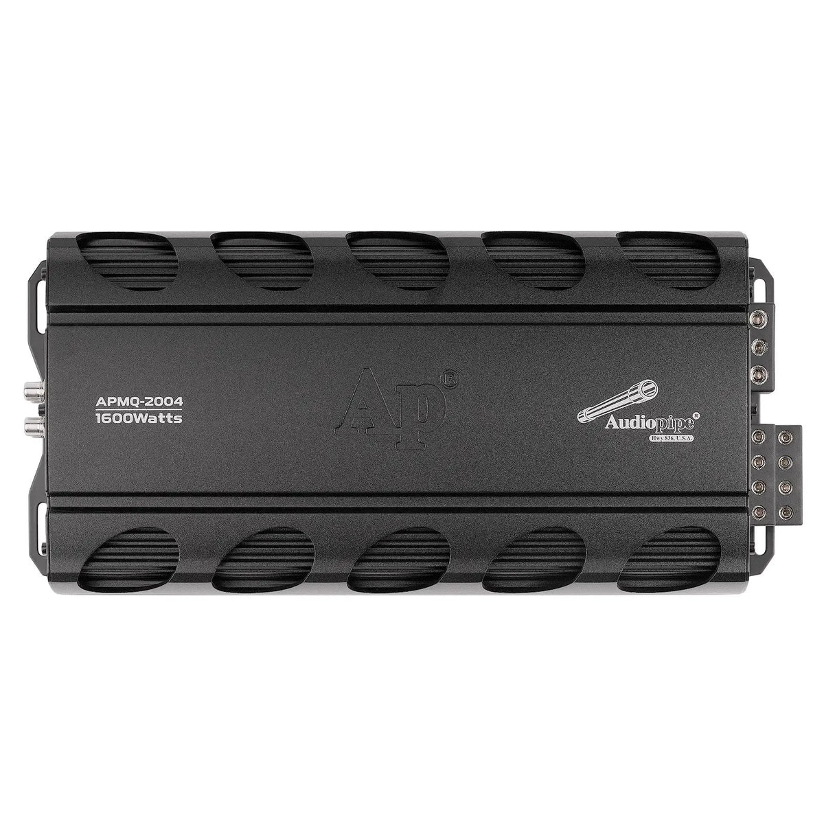 Audiopipe APMQ-2004 amplifier, top view