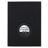 Enclosure terminal cup marked Audiopipe AP-CHU-1028BLU, vented, 4 ohms, with two gold binding posts