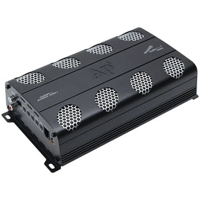 Audiopipe APMOX-1500.1 amplifier with silver mesh vents