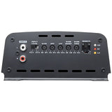 Audiopipe amplifier input panel with two RCA sockets, gain and filter controls and a remote port