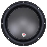 Audiopipe woofer with a smooth black cone, front view