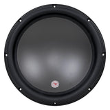 Audiopipe woofer with a smooth black cone, front view