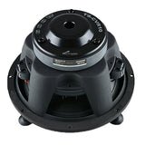 Rear angled view of an Audiopipe TS-CVR10 woofer with 600W MAX marking and two terminal blocks