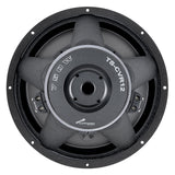 Rear view of an Audiopipe TS-CVR12 woofer with 750W marking and terminal blocks labelled 2x4 ohms