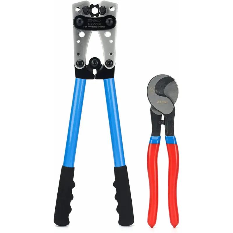 12 Volt Tools HX-50BI AWG Battery Cable Crimper and Cutter Kit