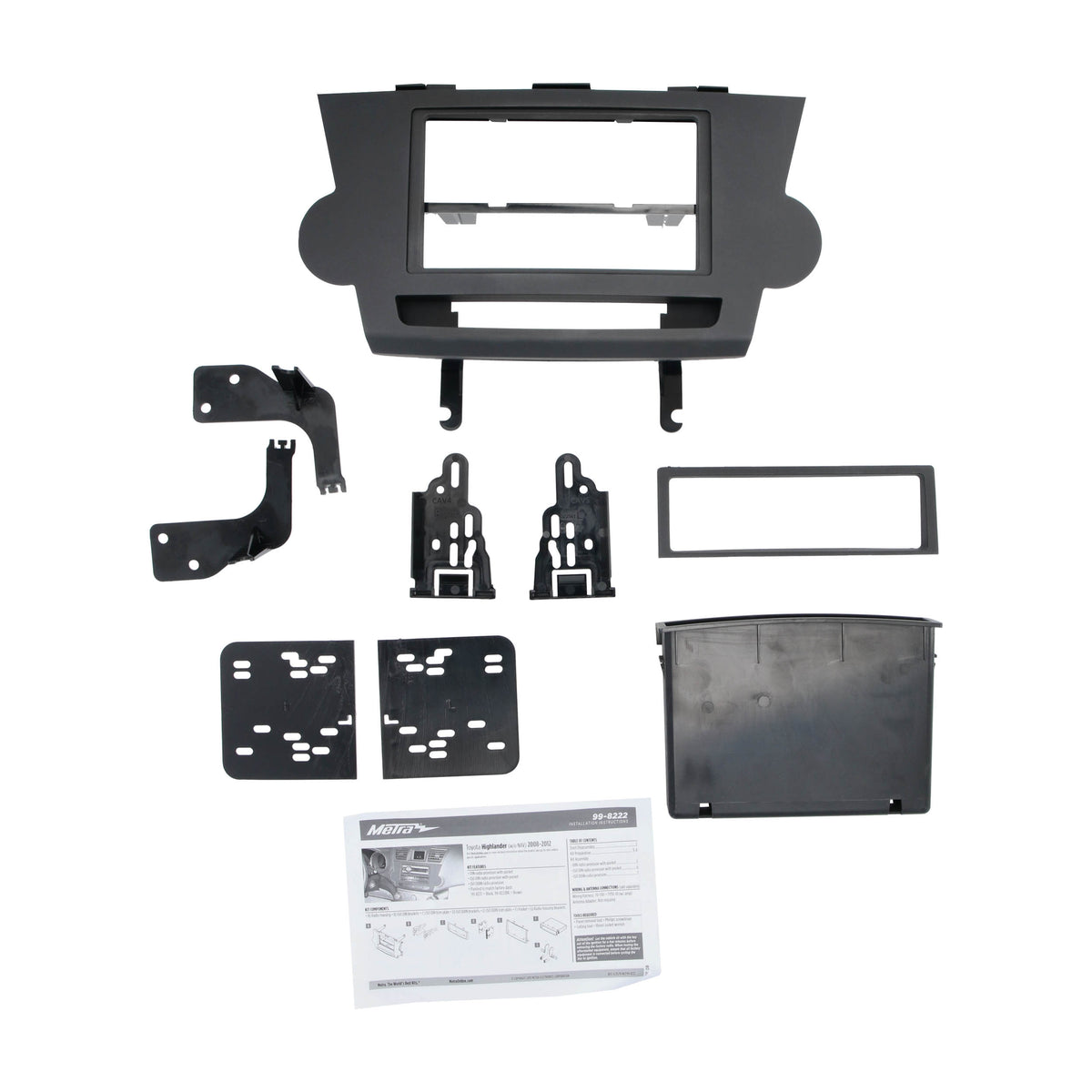 Toyota Highlander 2008-2012 (without factory NAV) — 99-8222BR