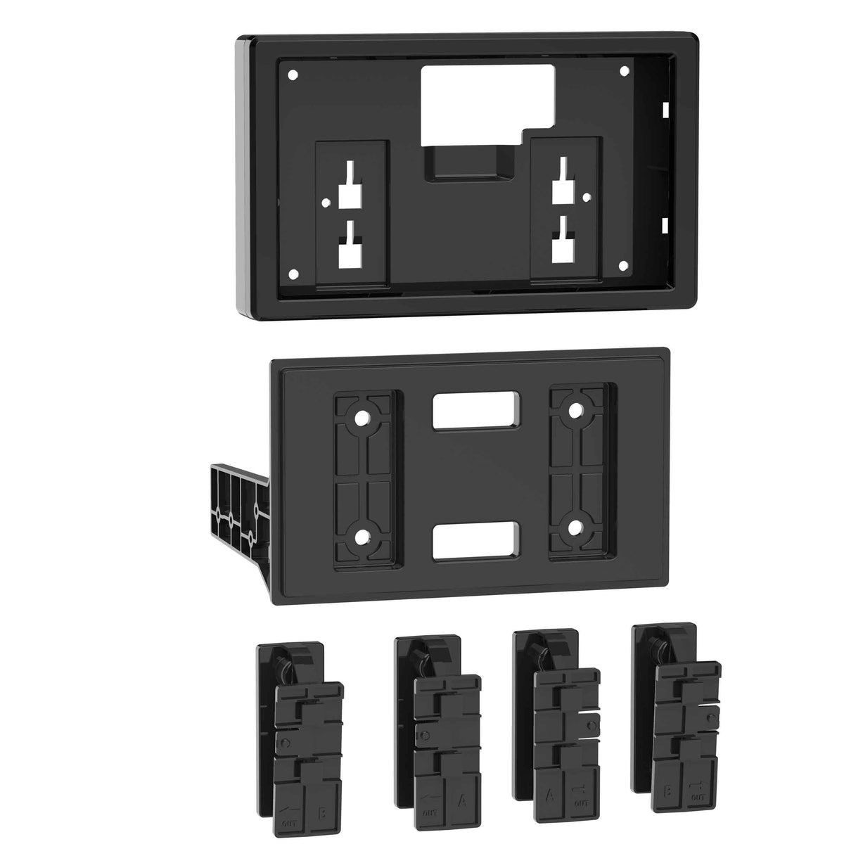 Universal Floating Mount Kit - Fits Pioneer 6.8" Modular Radios — 107-UN02