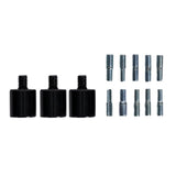 Black Rubber Replacement Mast | 3" — 44-STUB