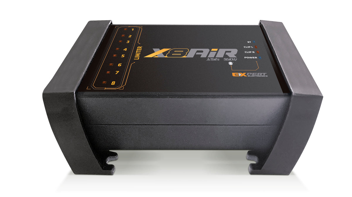 X8-AiR digital signal processor, front_angle