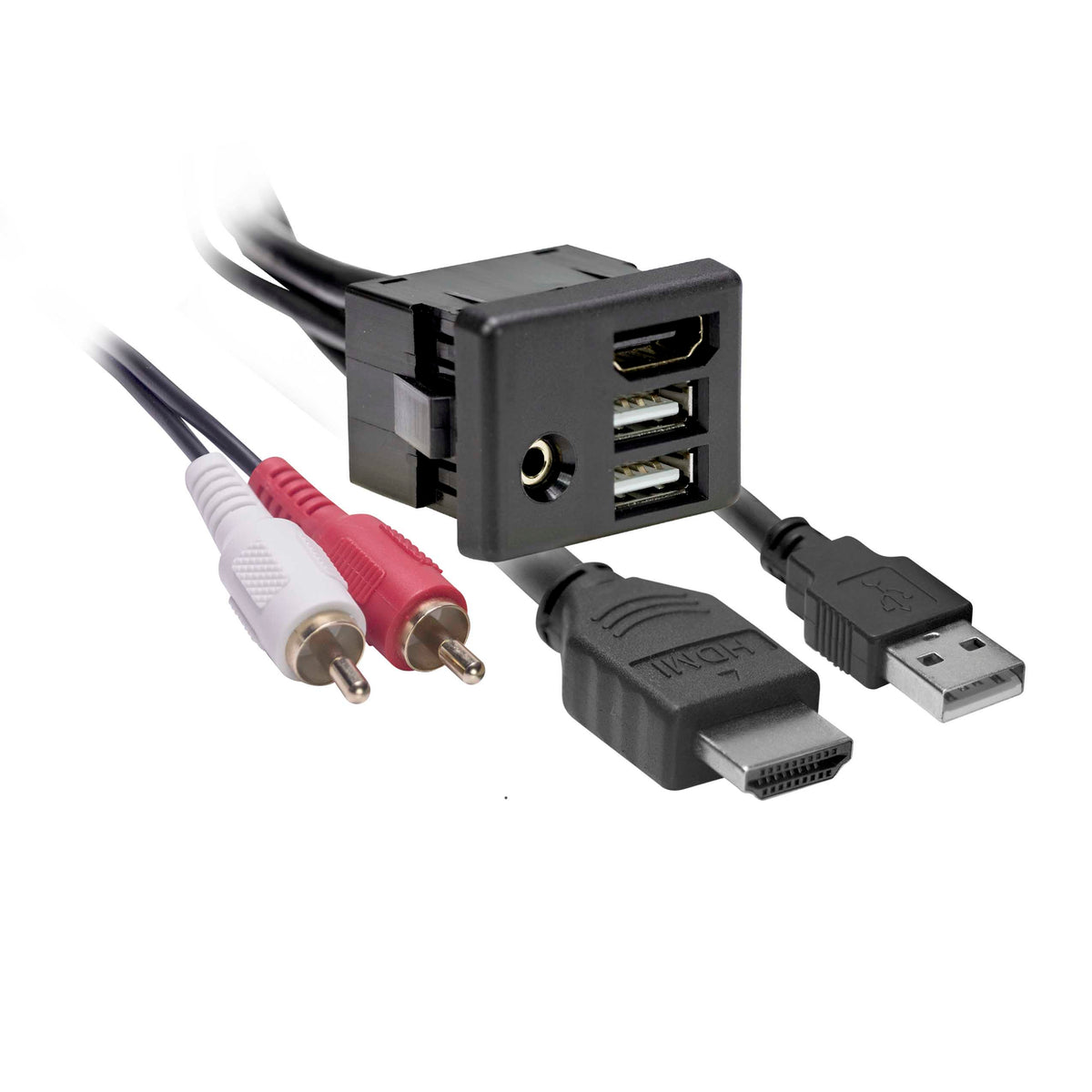 USB/AUX/HDMI® Panel - GM | Buick 2012-2021 — AXUSB-GM6