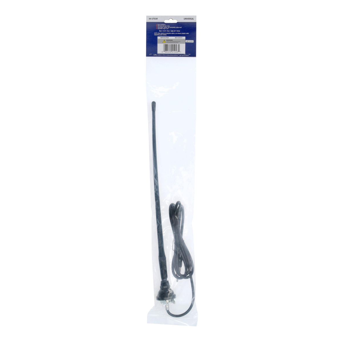 Universal Antenna | Rubber | Top Mount | 14" — 44-UT03R