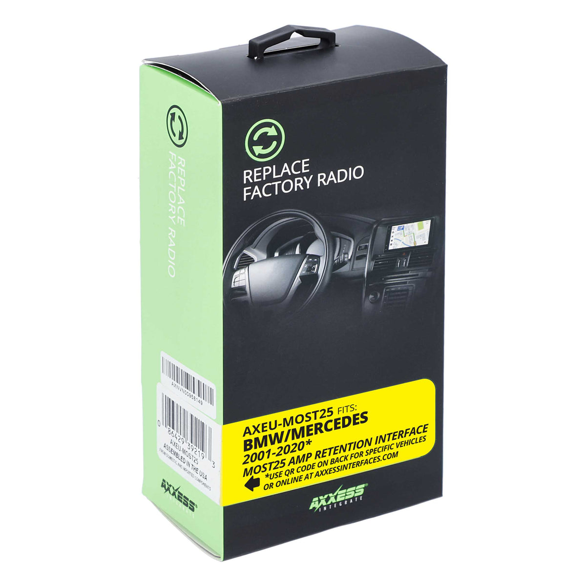 MOST25® Amp Retention Interface - BMW | Mercedes-Benz 2001-2020 — AXEU-MOST25