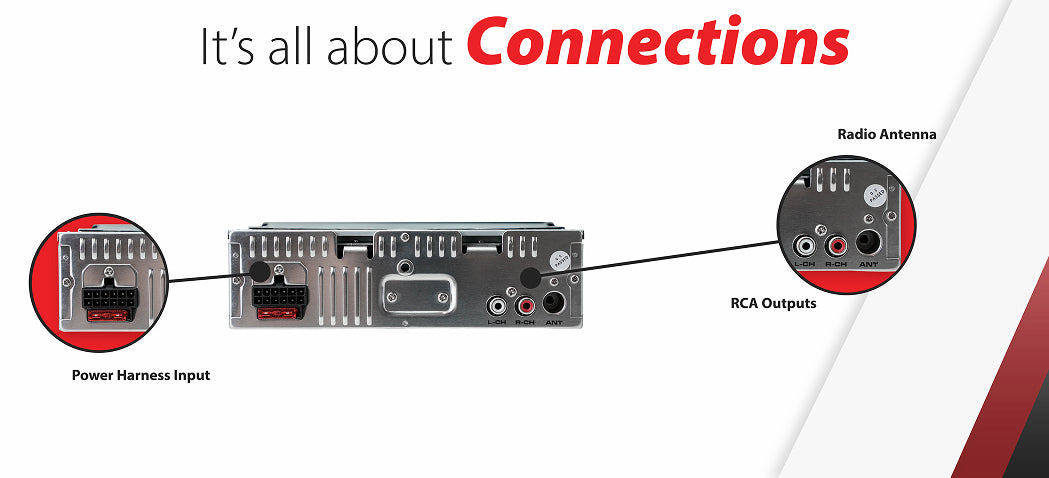 Dual XDC100BT car stereo, product image 9