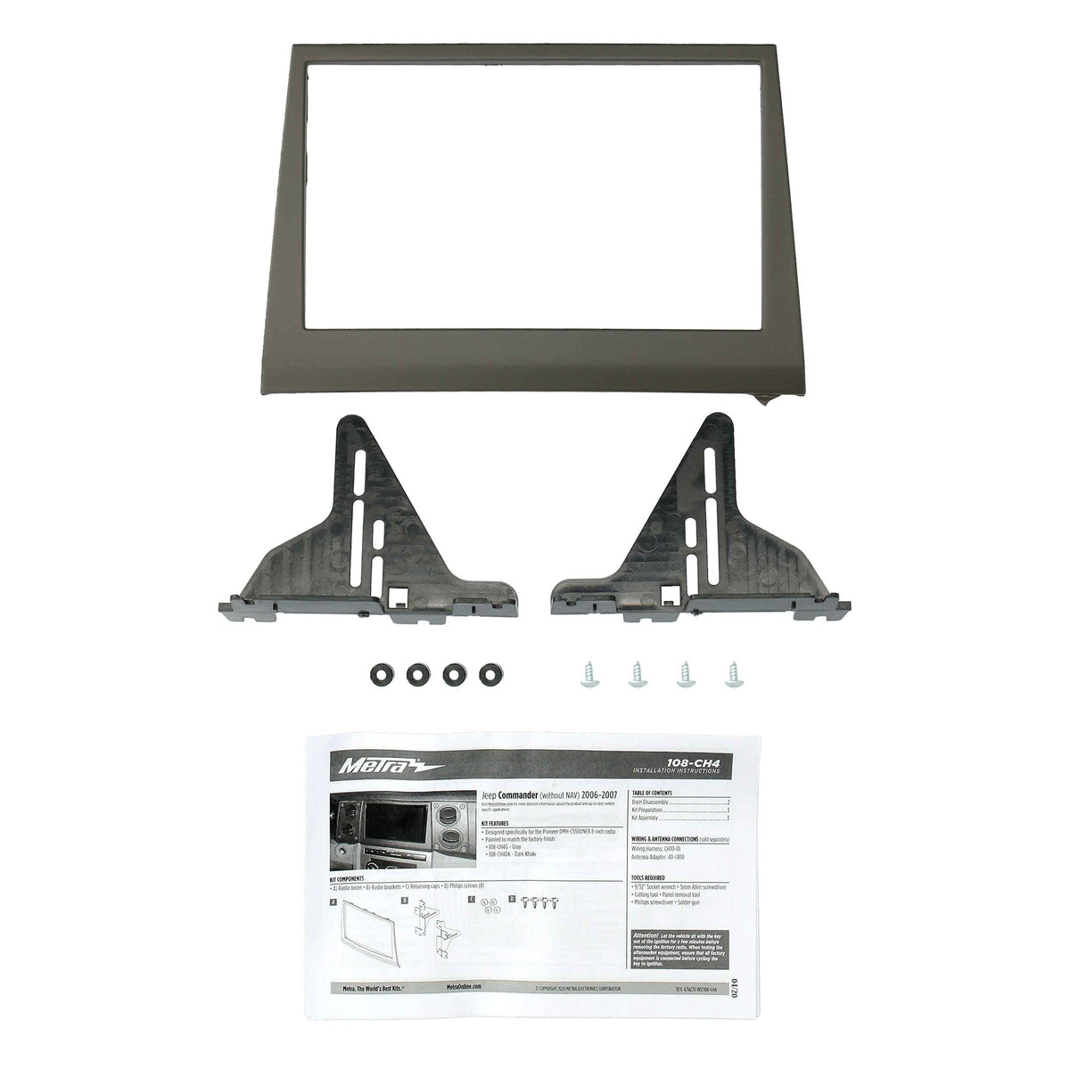 Jeep Commander 2006-2007 - Fits Pioneer 8" Radios — 108-CH4DK