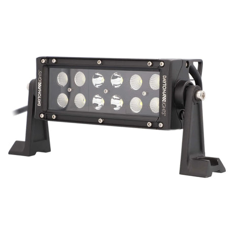Daytona Lights dual-row LED light bar with black housing and side mounting feet