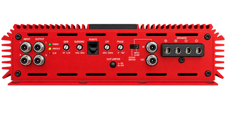 Ruthless Audio Ruthless Audio 7500.1 Red 7,500 Watt Monoblock Amplifier - Car Audio