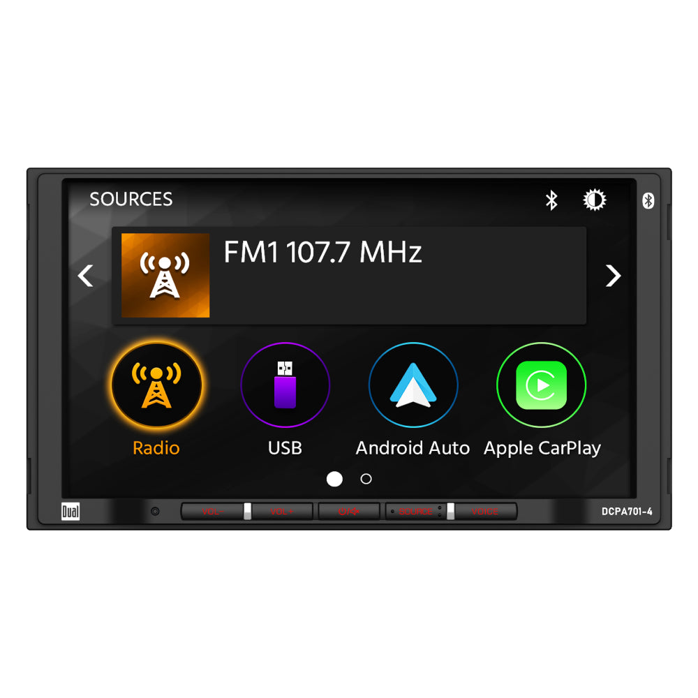 Dual DCPA701-4 car stereo, product image 4