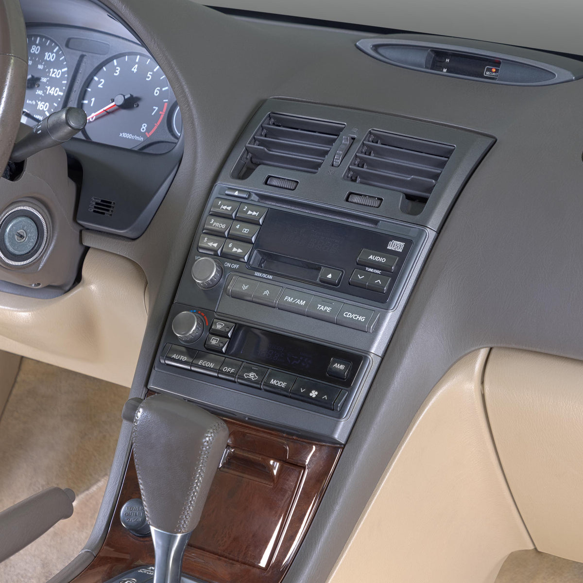 Nissan Maxima 2000-2003 (without factory NAV or small radio/pocket combo) — 95-7645G