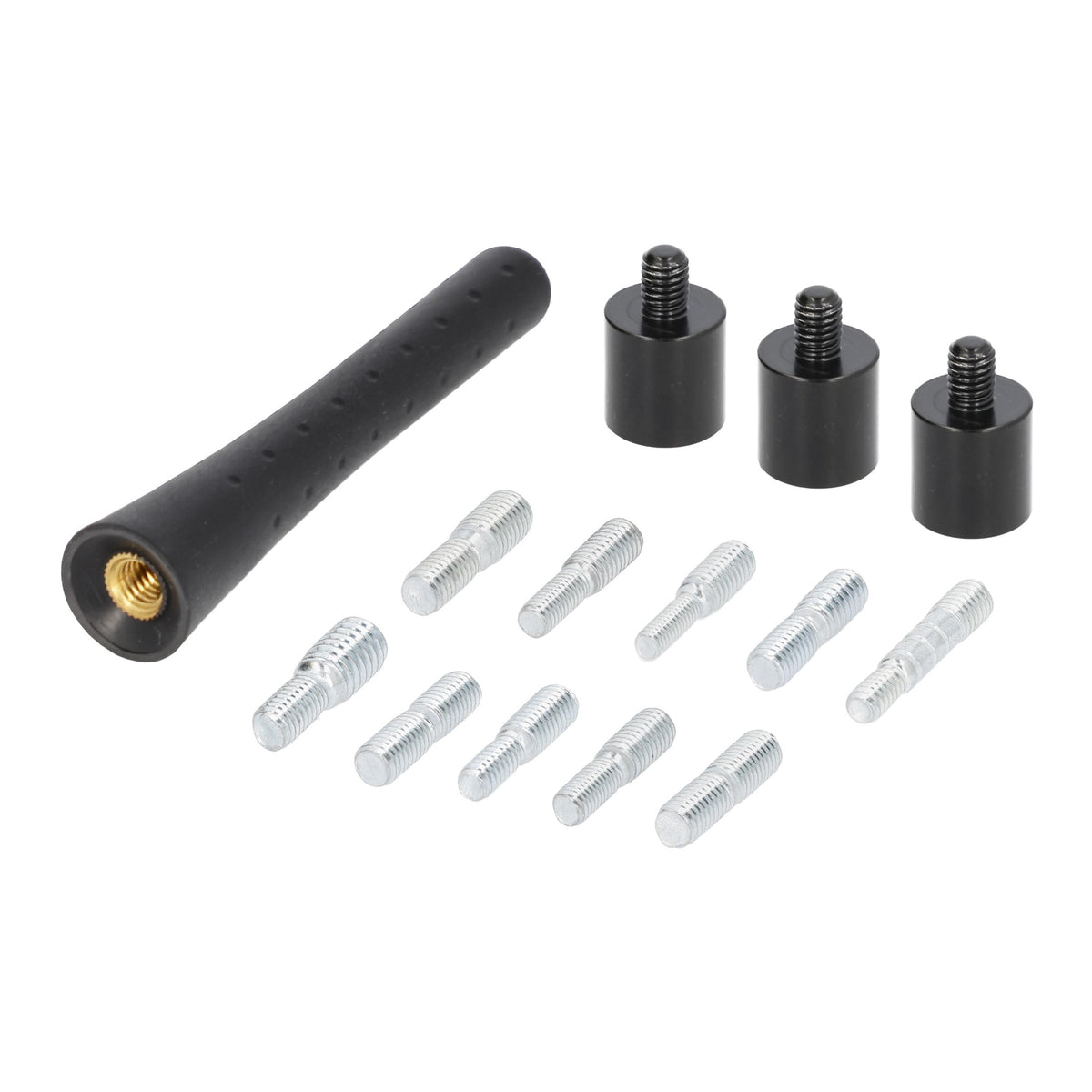 Black Rubber Replacement Mast | 3" — 44-STUB