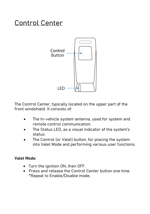 Directed 6827T Replacement Antenna with Harness - original manufacturer illustration