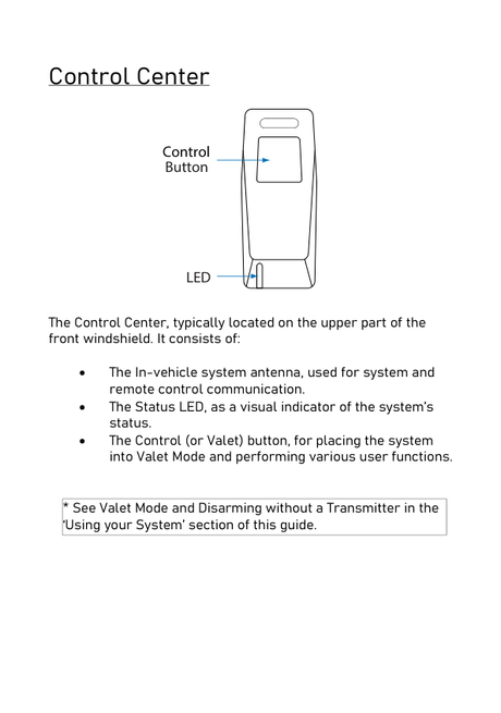 Directed A6113T Replacement Antenna Only - original manufacturer illustration