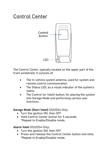 Directed A6167T Replacement Antenna Only - original manufacturer illustration