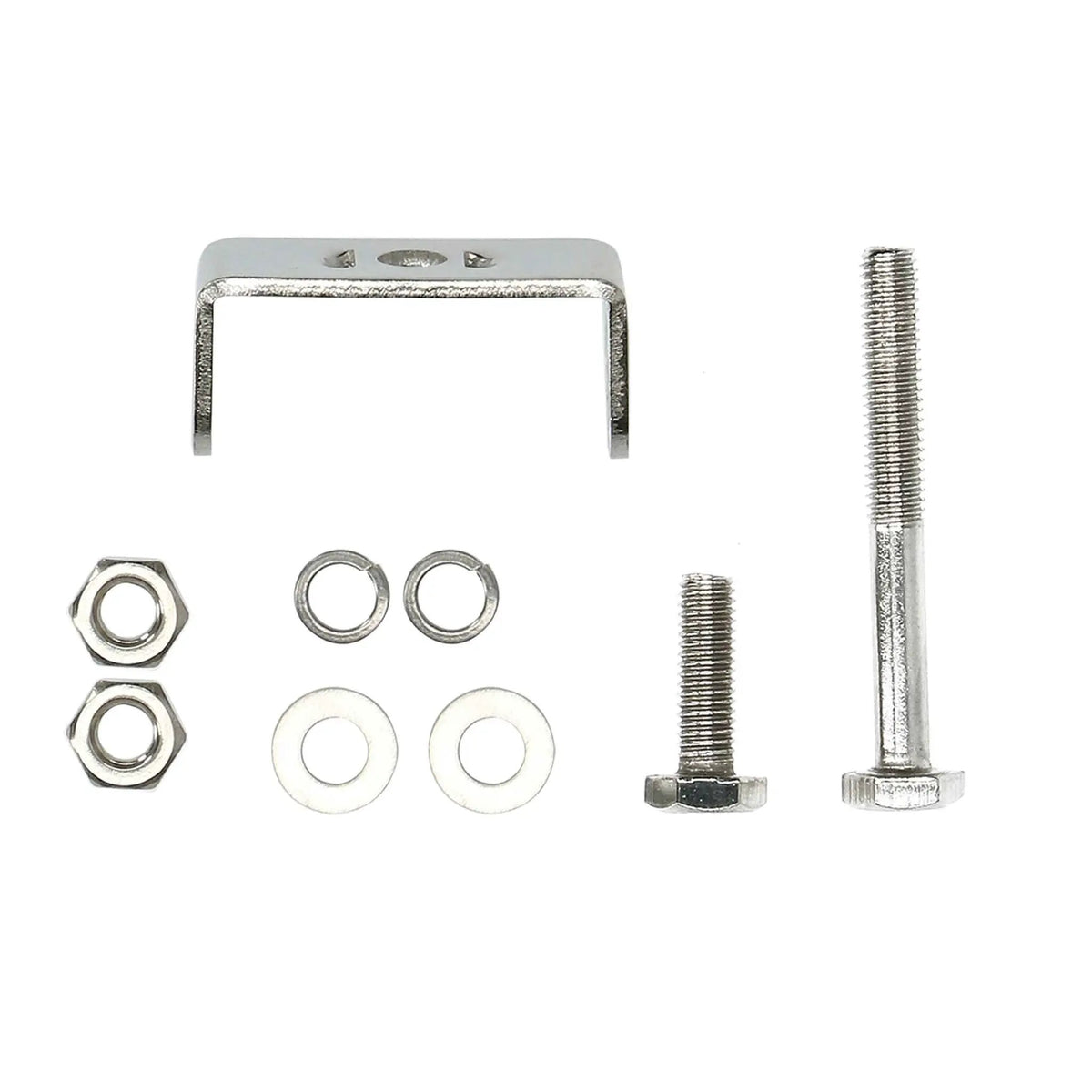 Daytona Lights driving-light mounting hardware with U-shaped bracket, bolts, nuts and washers