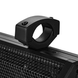 Close-up of the DS18 SB37BTX soundbar's top mounting clamp and tightening screw