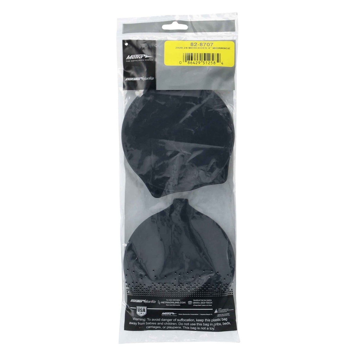 Mercedes 2020-2024 - 3.5" or Smaller — 82-8707