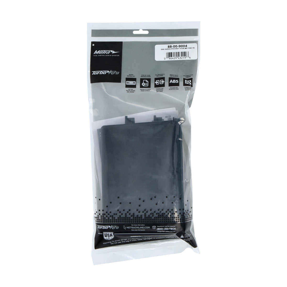 DIN-Sized Pocket for Metra 95-Series Kits — 88-00-9004
