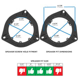 Toyota Sequoia 2001-2007 | Tundra 2000-2006 - 6" to 6.75" (Front Door) — 82-8153