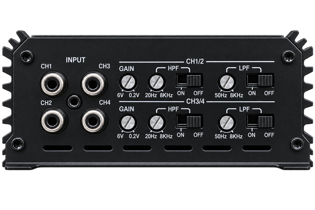 Ruthless Audio Ruthless Audio 800.4 Micro 4 Channel Amplifier - Car Audio