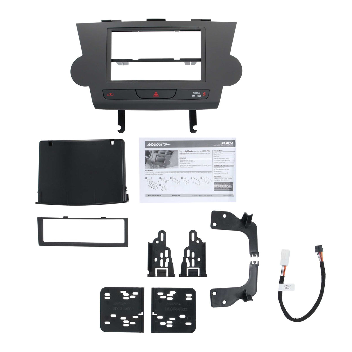 Toyota Highlander 2008-2012 (with factory NAV) — 99-8274BR