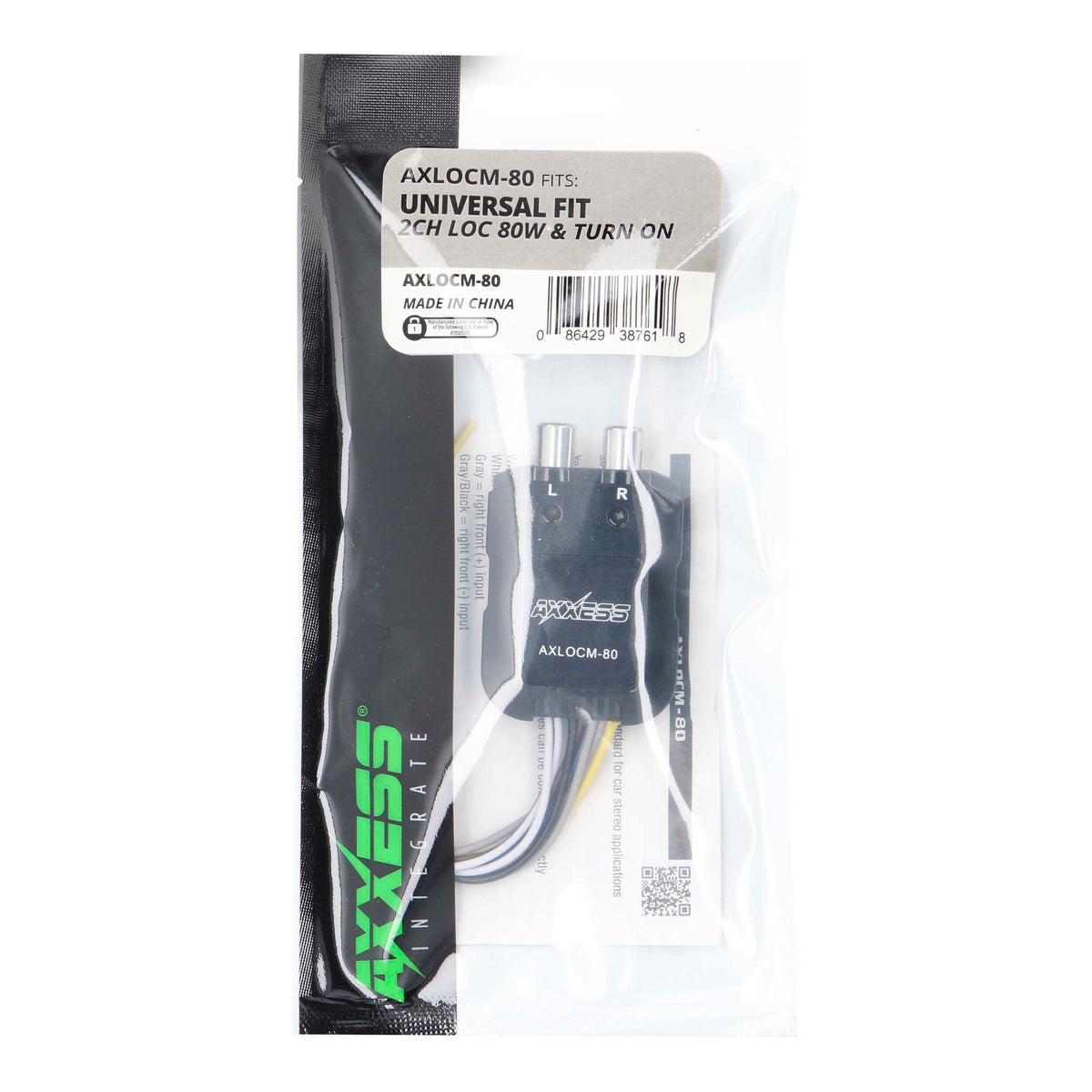 2-Channel Adjustable Line Output Converter — AXLOCM-80