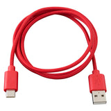 USB Type C Replacement Cable | 3 ft. | Red — AXUSBC-RD