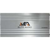Elite Audio EA3000M amplifier top view with silver ribbed cover