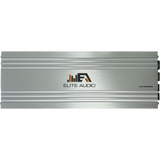 Elite Audio EA4000M amplifier top view with silver housing