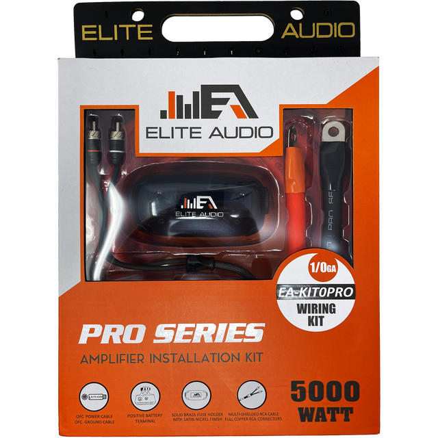 Elite Audio EA-KIT0PRO 0Ga OFC Amplifier Installation Kit