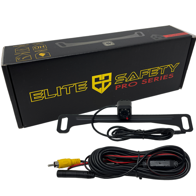 Elite Safety bar-style backup camera with cable and retail box