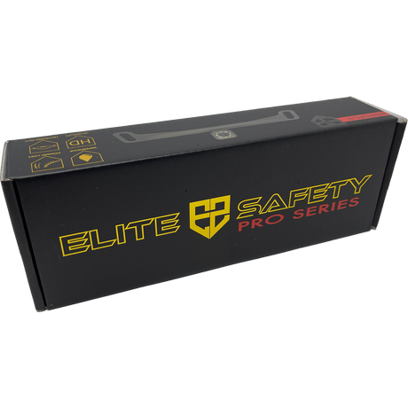 Closed black Elite Safety Pro Series camera retail box