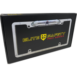Elite Safety Pro Series license-plate camera retail box with a silver-frame illustration