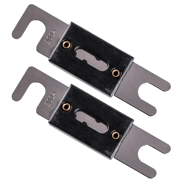 Elite Audio EA-ANL200 2-Pack 200 Amp Nickel Plated ANL Fuses