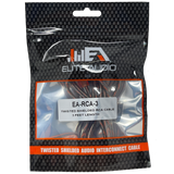Elite Audio EA-RCA3 3ft CCA 2-Channel RCA Cable