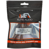 Elite Audio EA-RCA1.5 1.5ft CCA 2-Channel RCA Cable