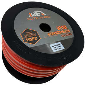Elite Audio EA-0G-PWR 0GA CCA Power Wire 50ft Roll