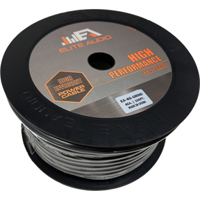 Elite Audio EA-4G-GRND 4GA CCA Ground Wire 100ft Roll
