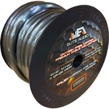Elite Audio EA-PREM0GND 50ft Roll Silver Tinned OFC 1/0 Wire